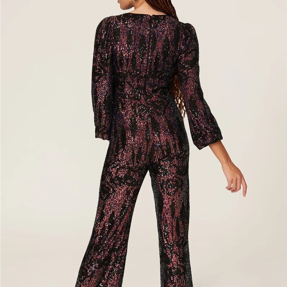 ML Monique Lhuillier jumpsuit sz 16 - Picture 2 of 5